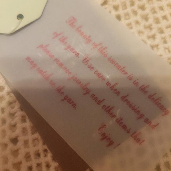 NWT Sparrow By Anthropologie Crochet Poncho XS/Small MSRP $118 - Picture 12 of 13